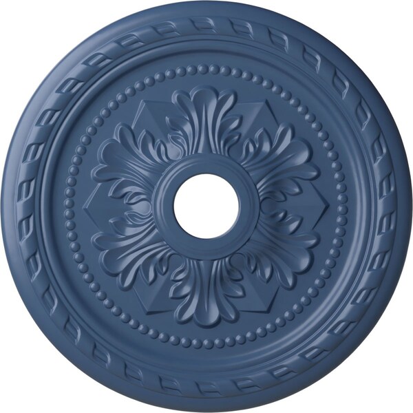 Ekena Millwork Palmetto Ceiling Medallion (Fits Canopies up to 3 5/8"), 23 5/8"OD x 3 5/8"ID x 1 5/8"P, Americana CM23PMAMF - main